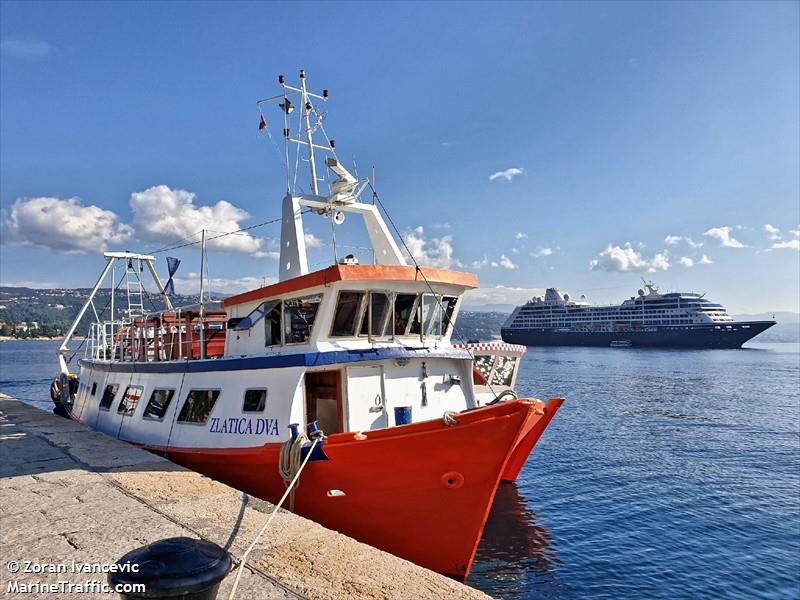 zlatica dva (Fishing vessel) - IMO , MMSI 238795940, Call Sign 9A2646 under the flag of Croatia