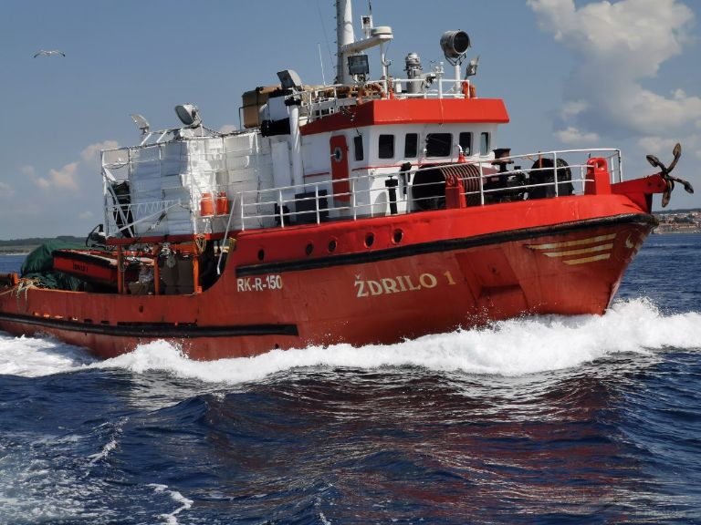zdrilo 1 (Fishing vessel) - IMO , MMSI 238914540, Call Sign 9A9646 under the flag of Croatia