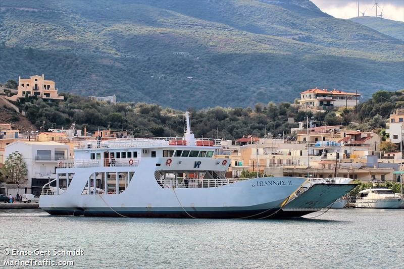ioannis ii (Passenger/Ro-Ro Cargo Ship) - IMO 9832755, MMSI 240046400, Call Sign SVA7829 under the flag of Greece