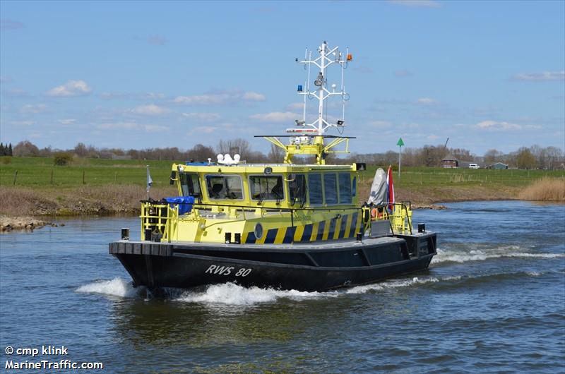 rws 80 (Law enforcment) - IMO , MMSI 244030881, Call Sign PC7317 under the flag of Netherlands