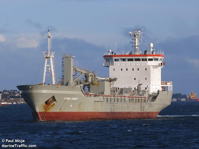 cyprus cement (Ro-Ro Cargo Ship) - IMO 9037173, MMSI 244110544, Call Sign PDEM under the flag of Netherlands