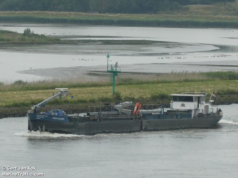 ventjager (Cargo ship) - IMO , MMSI 244250844, Call Sign PD7119 under the flag of Netherlands