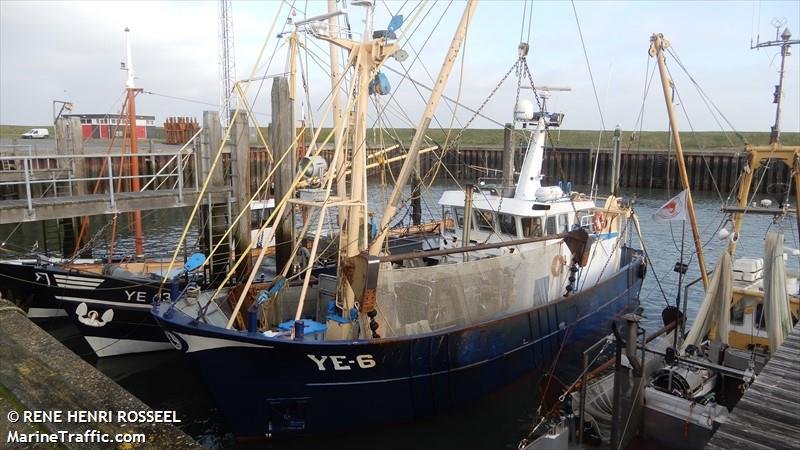 ye6 noor catharina (Fishing vessel) - IMO , MMSI 244615490, Call Sign PCZC under the flag of Netherlands