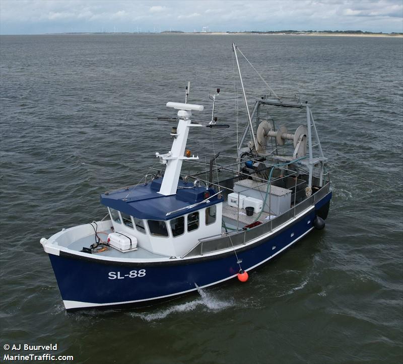 sl88 margaretha (Fishing vessel) - IMO , MMSI 245691000, Call Sign PDTH under the flag of Netherlands