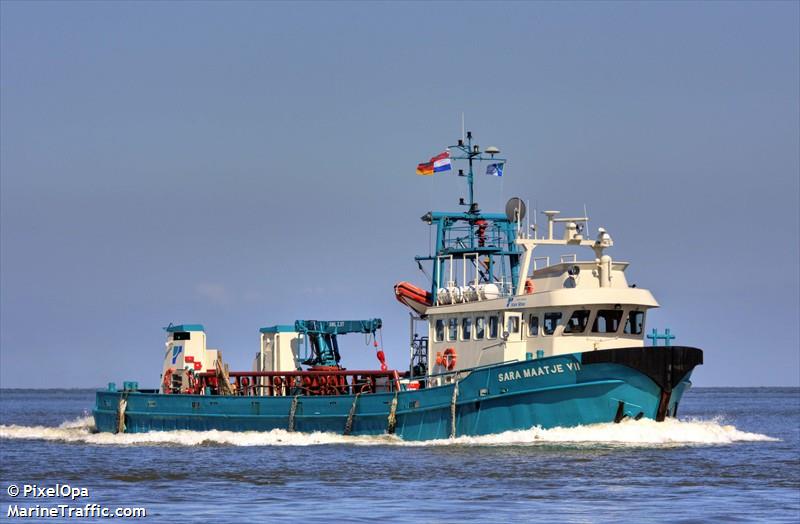 sara maatje vii (Offshore Tug/Supply Ship) - IMO 7811422, MMSI 246010000, Call Sign PHHY under the flag of Netherlands