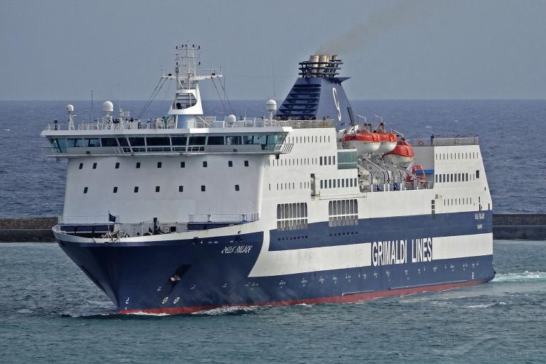 zeus palace (Passenger/Ro-Ro Cargo Ship) - IMO 9208071, MMSI 247131600, Call Sign IBVO under the flag of Italy