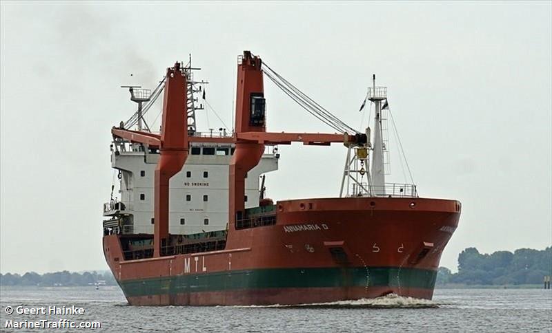 annamaria d (General Cargo Ship) - IMO 9384186, MMSI 255806162, Call Sign CQAF8 under the flag of Madeira