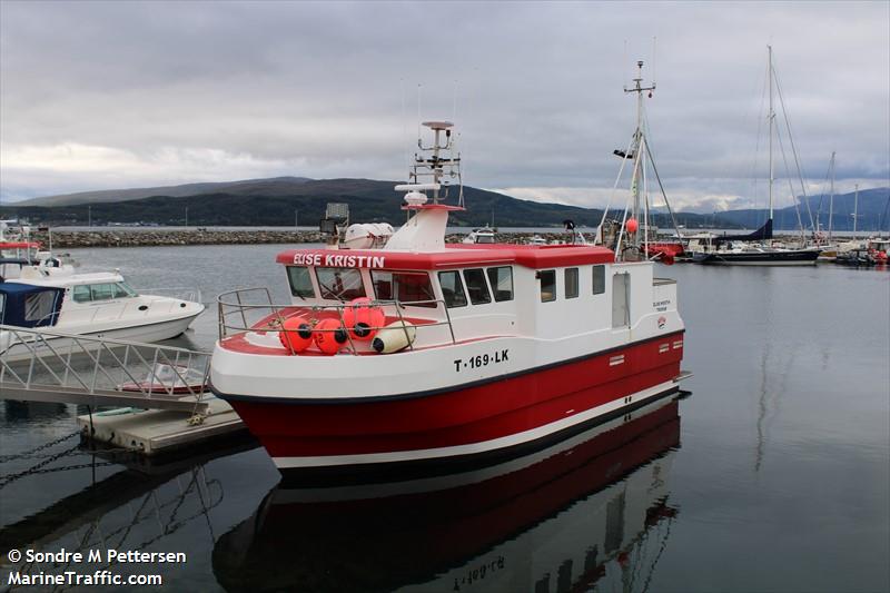 elise kristin (Fishing vessel) - IMO , MMSI 257308040, Call Sign LG4379 under the flag of Norway