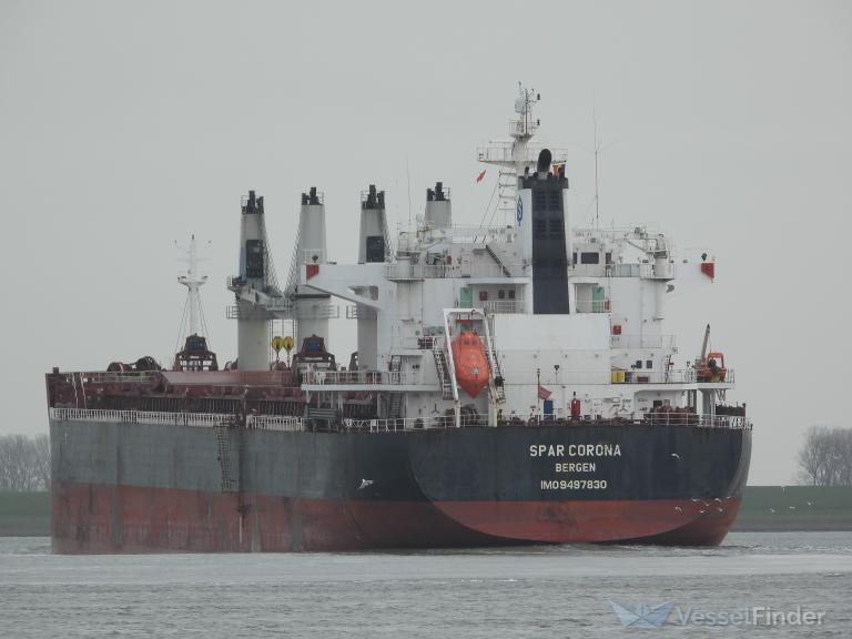 spar corona (Bulk Carrier) - IMO 9497830, MMSI 259965000, Call Sign LALU7 under the flag of Norway