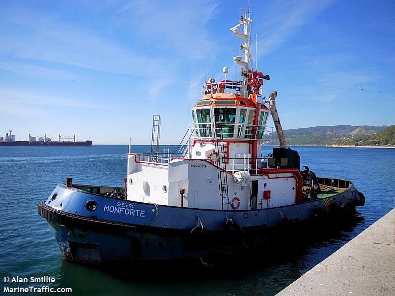 monforte (Tug) - IMO 9071246, MMSI 263601650, Call Sign CSKL under the flag of Portugal