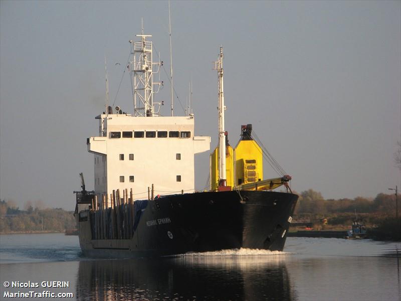 mekhanik brilin (General Cargo Ship) - IMO 8904408, MMSI 273114600, Call Sign UCOO under the flag of Russia