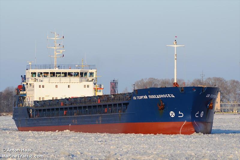 sv.geor.pobedonosets (General Cargo Ship) - IMO 9247637, MMSI 273356260, Call Sign UBJI6 under the flag of Russia