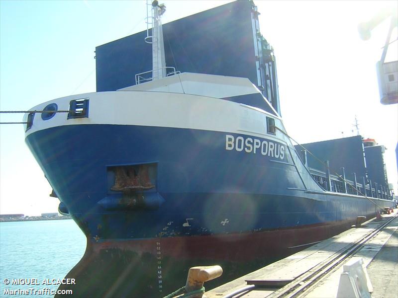 bosporus (General Cargo Ship) - IMO 9125061, MMSI 304010802, Call Sign V2QY under the flag of Antigua & Barbuda