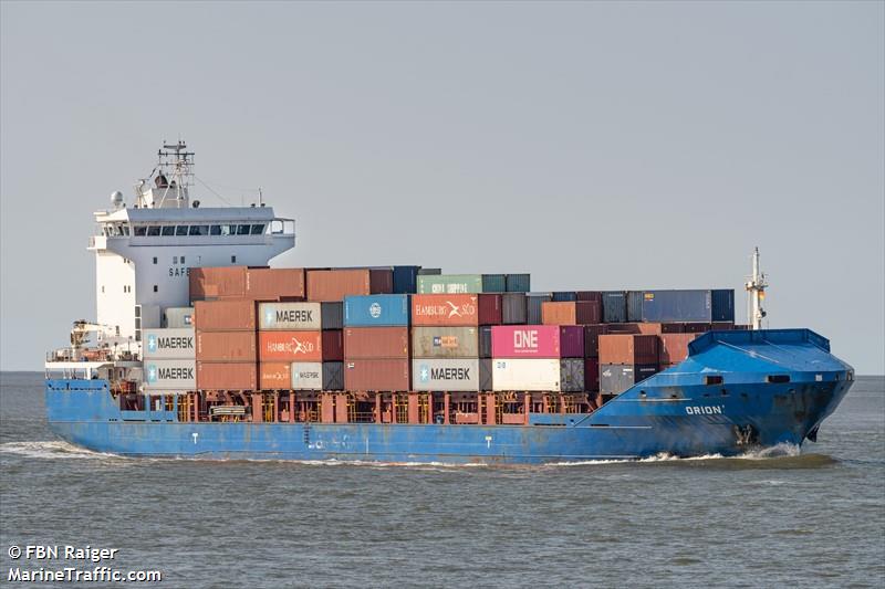 orion (Container Ship) - IMO 9428217, MMSI 305484000, Call Sign V2EN3 under the flag of Antigua & Barbuda