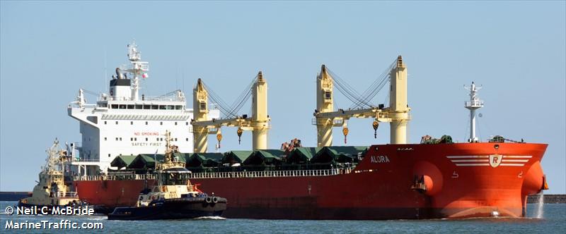 alora (Bulk Carrier) - IMO 9729025, MMSI 311000651, Call Sign C6DE4 under the flag of Bahamas