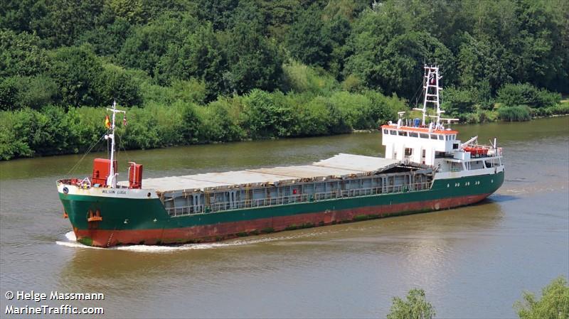 wilson luga (General Cargo Ship) - IMO 9156187, MMSI 314471000, Call Sign 8PAQ7 under the flag of Barbados