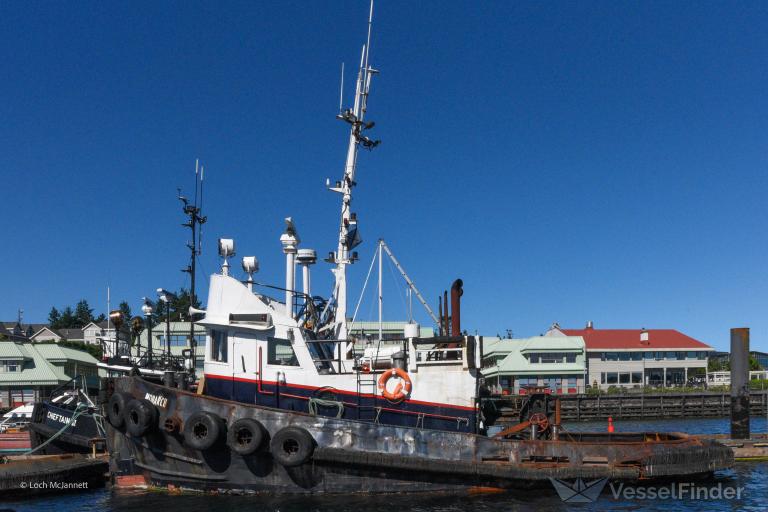 westco monarch (Tug) - IMO , MMSI 316004037, Call Sign  CY7706 under the flag of Canada