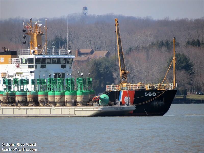 cg william tate (Buoy/Lighthouse Vessel) - IMO 9177284, MMSI 338954000, Call Sign NNIA under the flag of USA