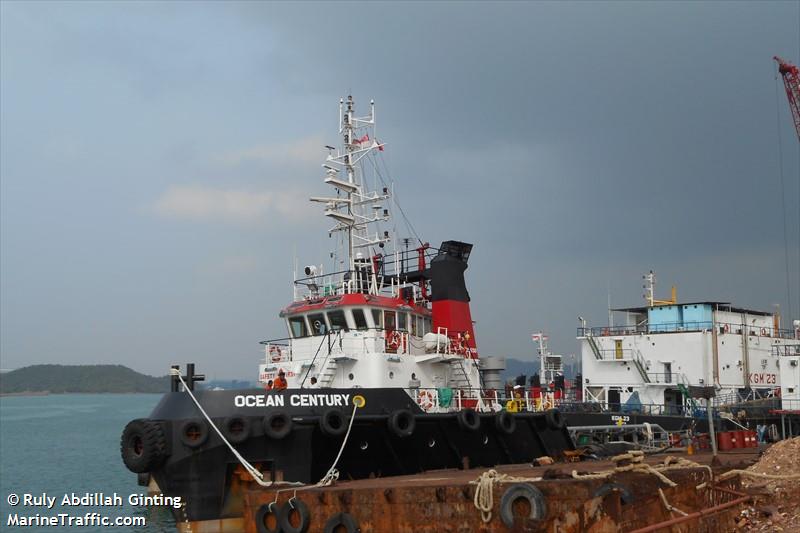 ocean century (Tug) - IMO 9435650, MMSI 341436000, Call Sign V4KD3 under the flag of St Kitts & Nevis