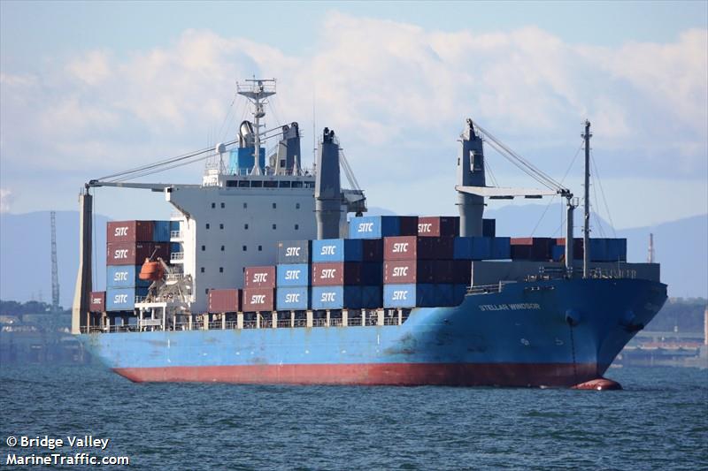 stellar windsor (Container Ship) - IMO 9550307, MMSI 351726000, Call Sign 3FAM3 under the flag of Panama