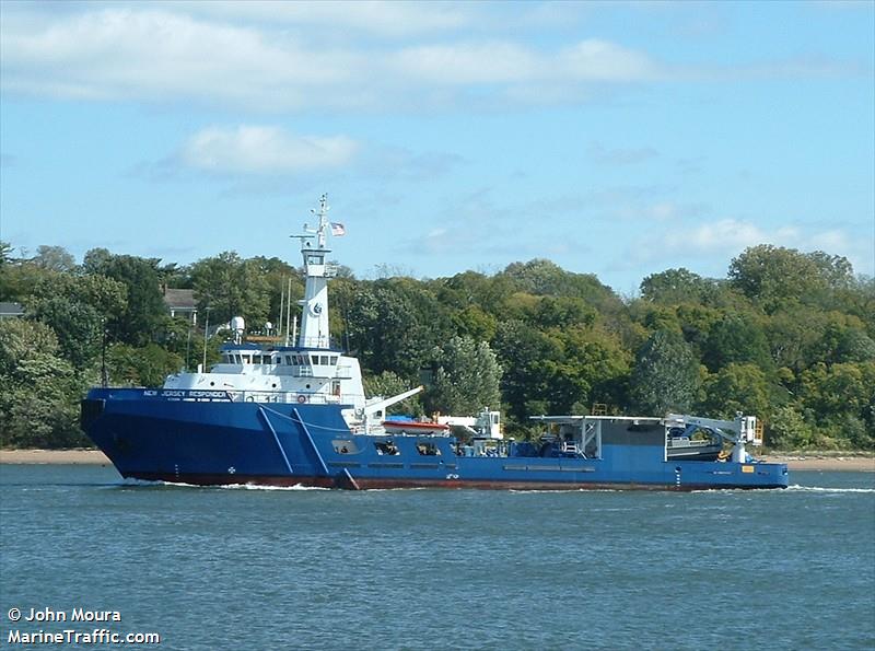 new jersey responder (Pollution Control Vessel) - IMO 9043914, MMSI 366594000, Call Sign WBO8578 under the flag of United States (USA)