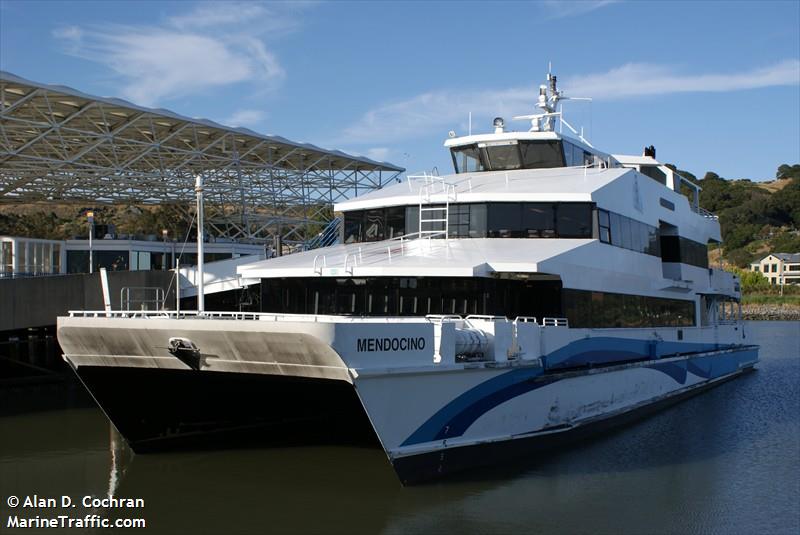 mendocino (Passenger Ship) - IMO 8967656, MMSI 366970020, Call Sign WDB9115 under the flag of United States (USA)