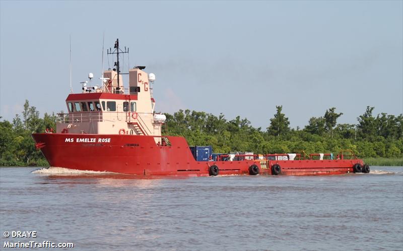 ms emelie rose (Offshore Tug/Supply Ship) - IMO 9260794, MMSI 367581980, Call Sign WDG8877 under the flag of United States (USA)