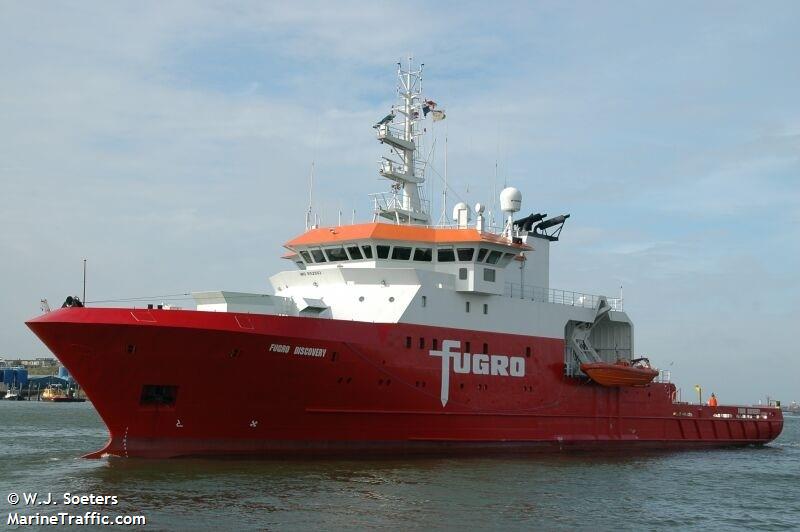 fugro discovery (Research Vessel) - IMO 9152882, MMSI 372698000, Call Sign 3EKE6 under the flag of Panama