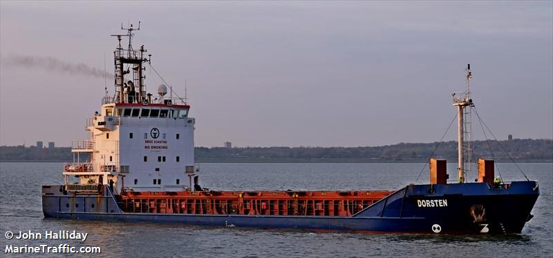 dorsten (General Cargo Ship) - IMO 9340740, MMSI 377289000, Call Sign J8B5880 under the flag of St Vincent & Grenadines