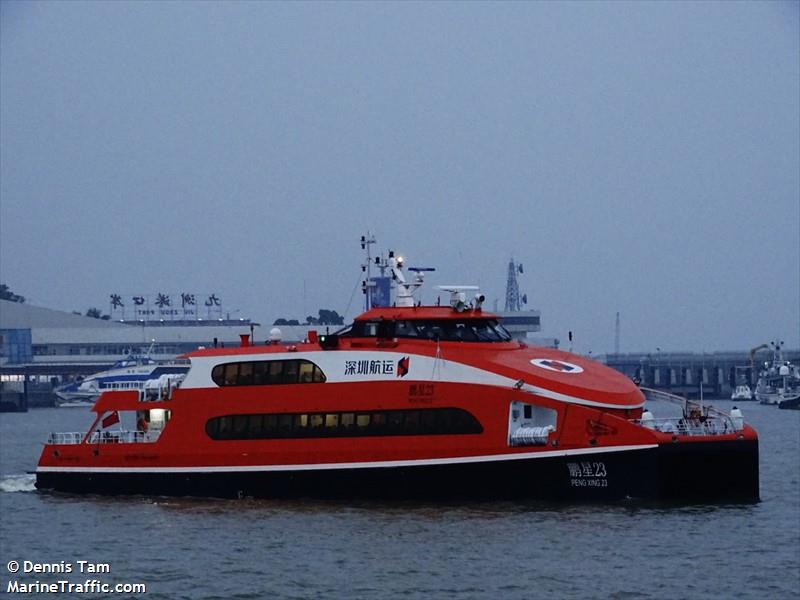 peng xing 23 (Passenger Ship) - IMO 9862968, MMSI 413496980, Call Sign BRYK under the flag of China