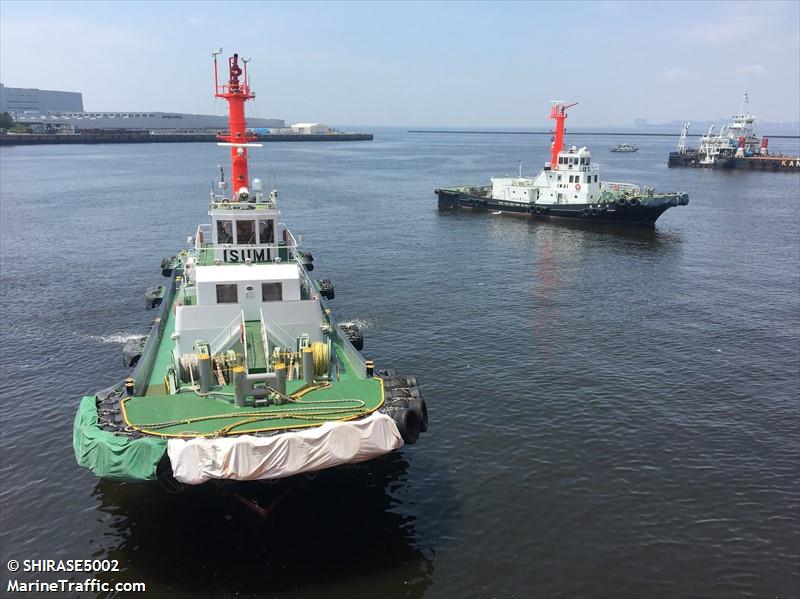 isumi maru (Tug) - IMO 9901594, MMSI 431015291, Call Sign JD4805 under the flag of Japan