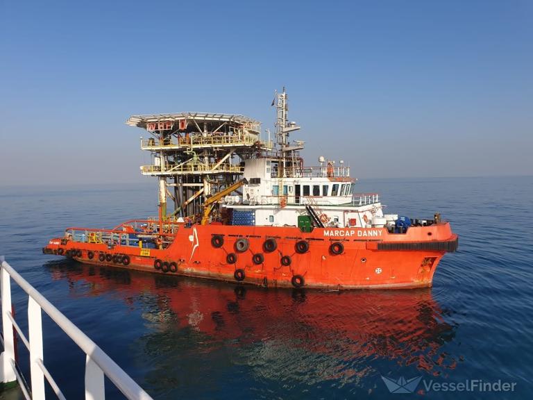 marcap dany (Offshore Tug/Supply Ship) - IMO 9545883, MMSI 518706000, Call Sign E5U2653 under the flag of Cook Islands