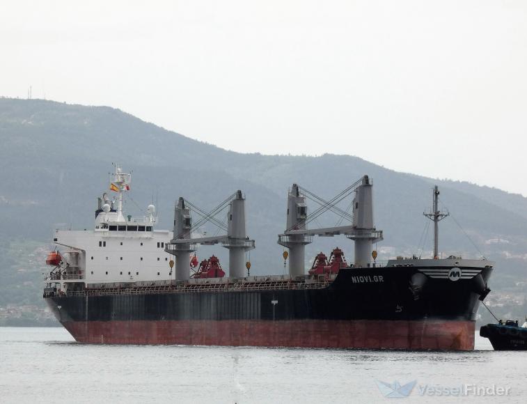 niovi.gr (Bulk Carrier) - IMO 9827322, MMSI 538090556, Call Sign V7A2644 under the flag of Marshall Islands