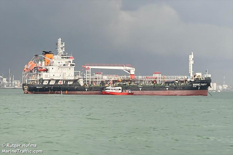 marine pamela (Bunkering Tanker) - IMO 9619696, MMSI 563016800, Call Sign 9V9744 under the flag of Singapore