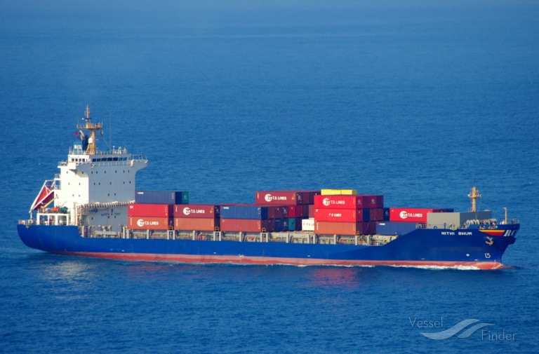 nithi bhum (Container Ship) - IMO 9240469, MMSI 564341000, Call Sign 9VBE5 under the flag of Singapore