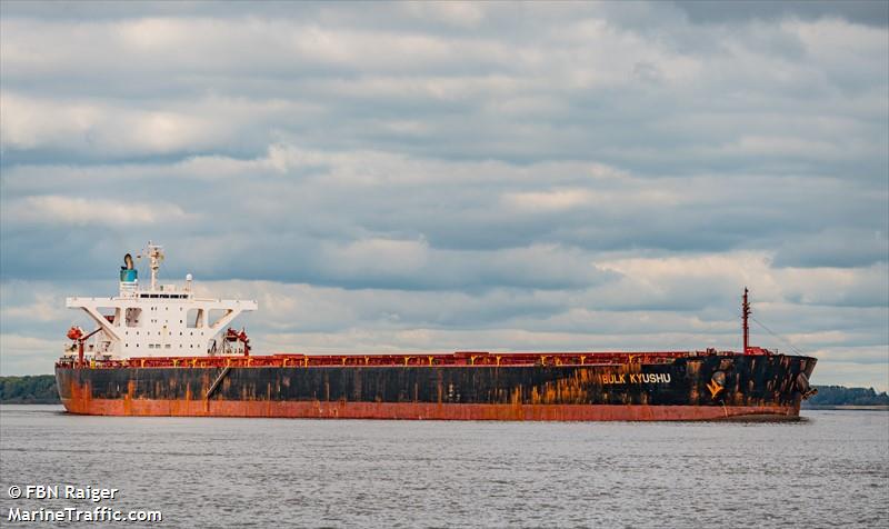 bulk kyushu (Bulk Carrier) - IMO 9346366, MMSI 636018254, Call Sign D5OW6 under the flag of Liberia