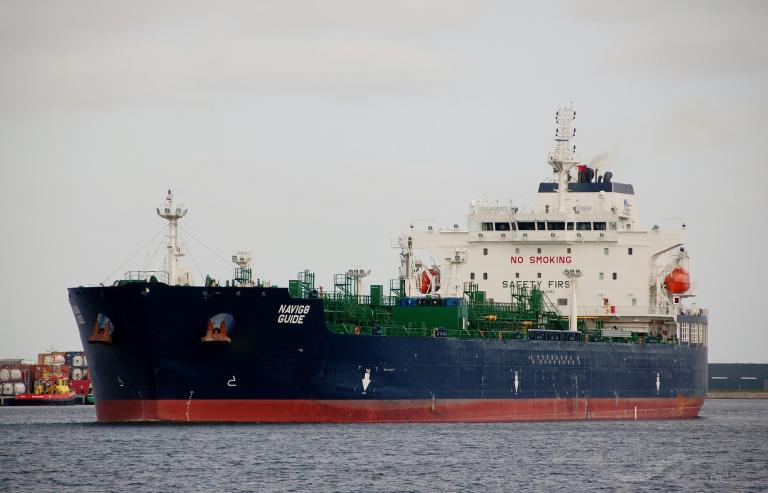 navig8 guide (Chemical/Oil Products Tanker) - IMO 9833682, MMSI 636018607, Call Sign D5QN2 under the flag of Liberia