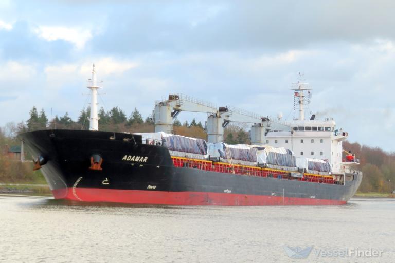 adamar (General Cargo Ship) - IMO 9515280, MMSI 636018756, Call Sign D5RF8 under the flag of Liberia