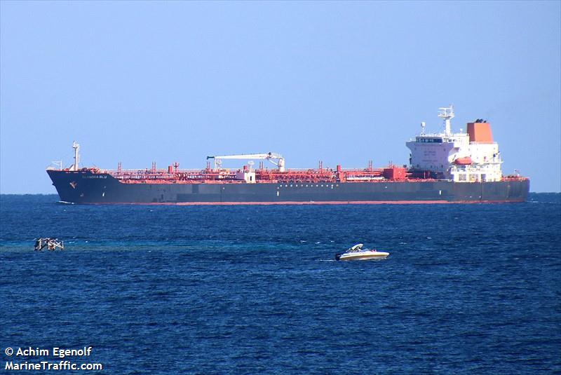 elandra blu (Chemical/Oil Products Tanker) - IMO 9396749, MMSI 636019384, Call Sign D5UG3 under the flag of Liberia