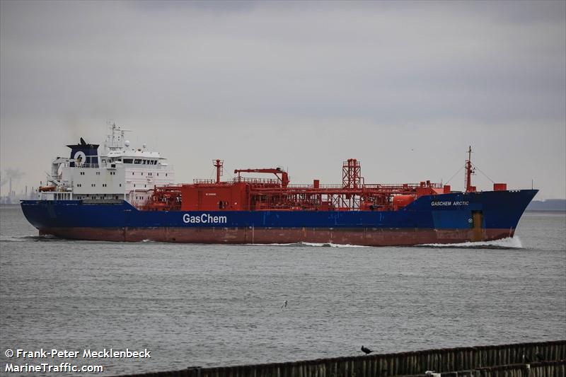 gaschem arctic (LPG Tanker) - IMO 9371672, MMSI 636091782, Call Sign A8SV7 under the flag of Liberia