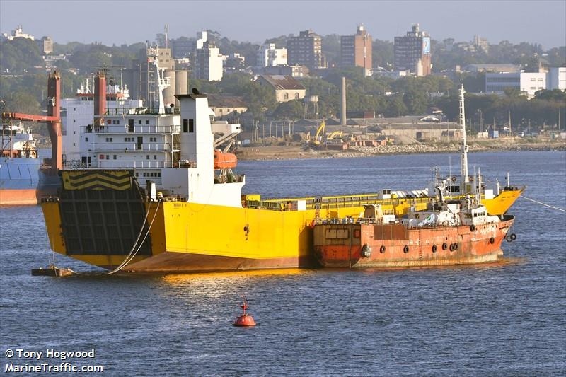 indigo 1 (Ro-Ro Cargo Ship) - IMO 8716966, MMSI 755124000, Call Sign ZPUN under the flag of Paraguay
