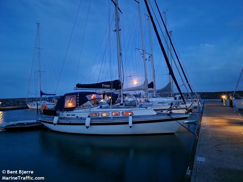 frigg wife of odin (Sailing vessel) - IMO , MMSI 219024915, Call Sign XPH3754 under the flag of Denmark