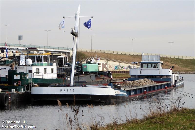 maite (Cargo ship) - IMO , MMSI 244150799, Call Sign PD4228 under the flag of Netherlands
