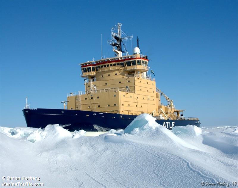 atle (Icebreaker) - IMO 7347627, MMSI 265067000, Call Sign SBPR under the flag of Sweden