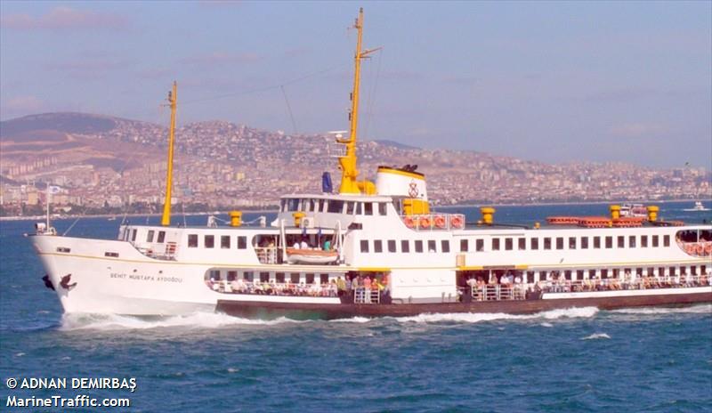 sehit mustafa aydogd (Passenger ship) - IMO , MMSI 271002522, Call Sign TC5431 under the flag of Turkey