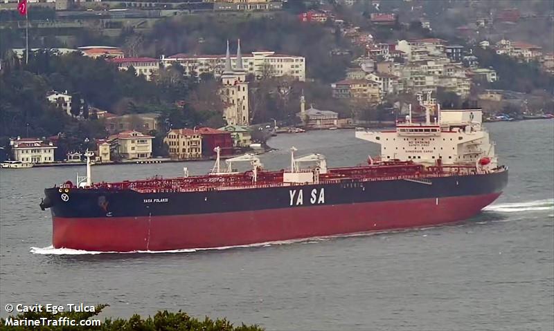 yasa polaris (Crude Oil Tanker) - IMO 9907457, MMSI 538009487, Call Sign V7A4802 under the flag of Marshall Islands