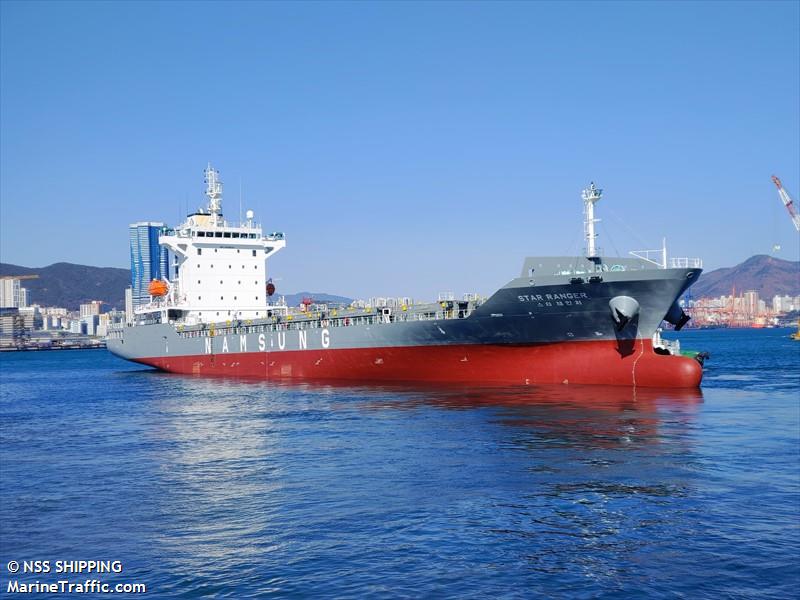 star ranger (Container Ship) - IMO 9915820, MMSI 538009694, Call Sign V7A5052 under the flag of Marshall Islands