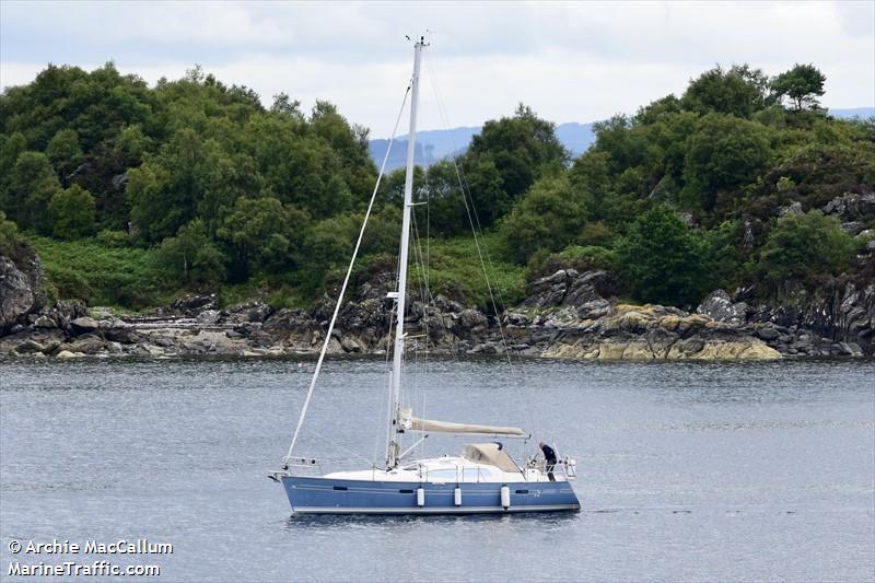luna (Sailing vessel) - IMO , MMSI 235028898, Call Sign MJUE7 under the flag of United Kingdom (UK)