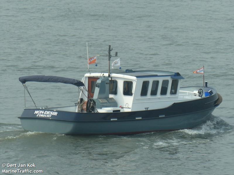 mon desir (Pleasure craft) - IMO , MMSI 244070804, Call Sign PG8640 under the flag of Netherlands