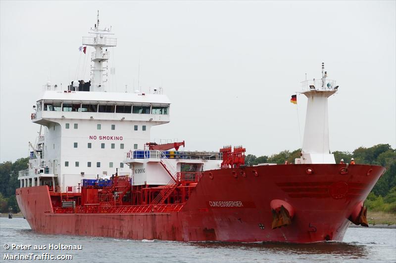 cuno essberger (Chemical/Oil Products Tanker) - IMO 9504190, MMSI 255801260, Call Sign CQMW under the flag of Madeira